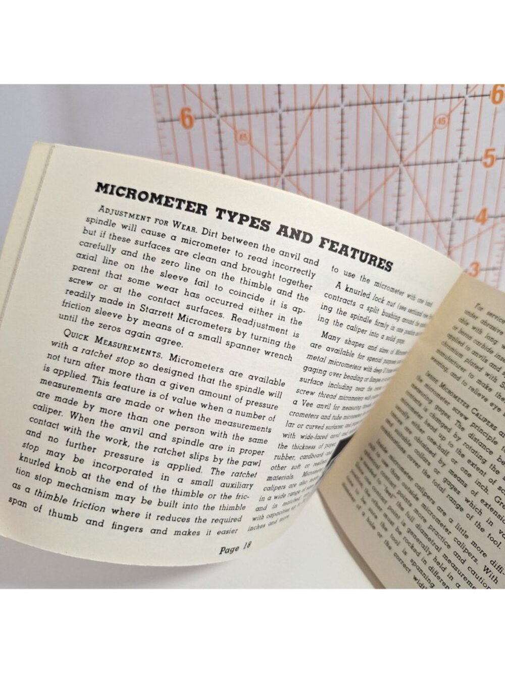 The Tools And Rules For Precision Measuring Starrett Tool Booklet 1953 - Picture 5 of 16